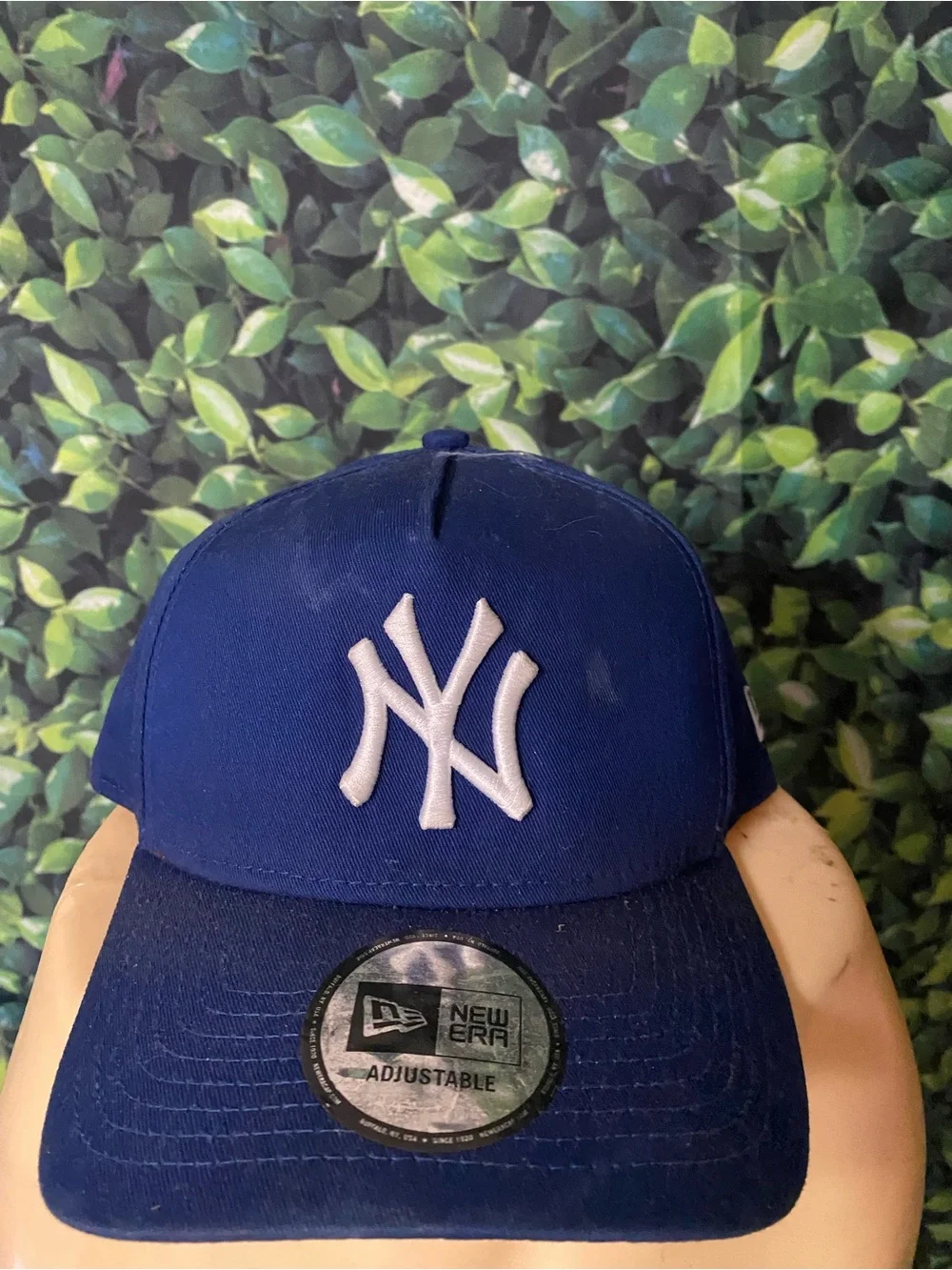 New Era Blue Snapback Cap with Black Sweatband